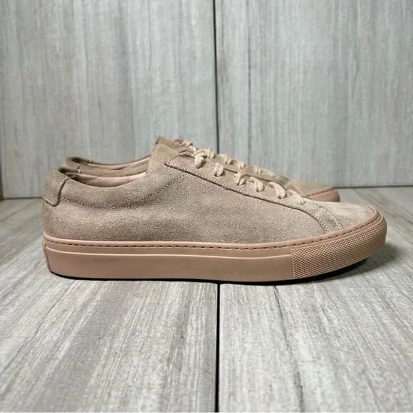 Woman By Common Projects Achilles Suede Lace Up Sneaker Women’s Size 7 EUR 37 - Picture 2 of 10